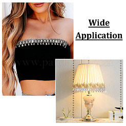 Железная цепочка со стразами и кристаллами CH-CW0001-02