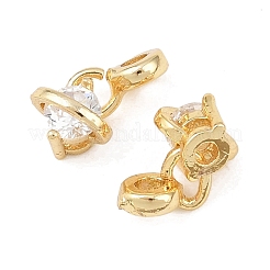 Латунные микро проложить кубического циркония подвески KK-G544-46G