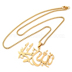 201 подвеска из нержавеющей стали NJEW-C066-14G