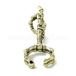 Скелет рука кольцо мундштук из сплава RJEW-K275-27AB