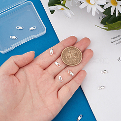 10 шт. 925 серебряные застежки-когти-омары&nbsp;STER-BBC0001-01