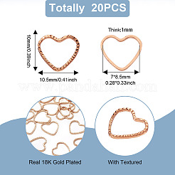 20 шт. Латунные соединительные кольца&nbsp;KK-TA0001-50