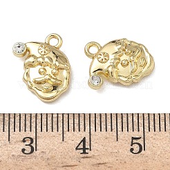 Рождественские подвески из сплава с кристаллами и стразами FIND-L026-01H-G