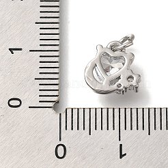 Стойки обшивки латунь микро проложить кубическую прелесть диоксида циркония KK-I720-68P