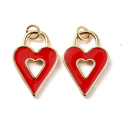 Подвески из латуни с эмалью в стойку&nbsp;KK-B054-05G