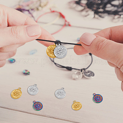 18 шт. подвески из нержавеющей стали 304 двух цветов STAS-DC0013-15