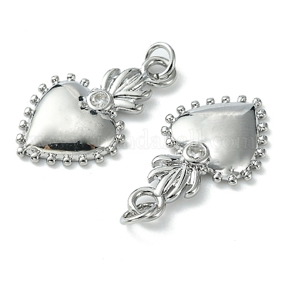 Стойки обшивки латунь микро проложить Циркон подвеску KK-K332-05P-1