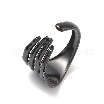 Открытые кольца манжеты из нержавеющей стали 304 RJEW-D338-02D-EB-1