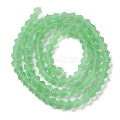 Имитировать нити бус из матового стекла из австрийского хрусталя GLAA-F029-TM4mm-B24-1