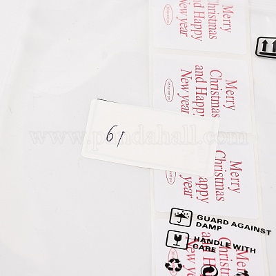 Рождественские тематические бумажные самоклеящиеся наклейки DIY-M070-08J-1