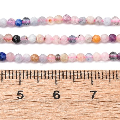 Природные морганит нитей бисера&nbsp;LS-G-RM2025-A06-2mm-1