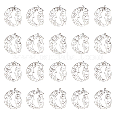 20 шт. подвески из нержавеющей стали 201 STAS-DC0013-76-1