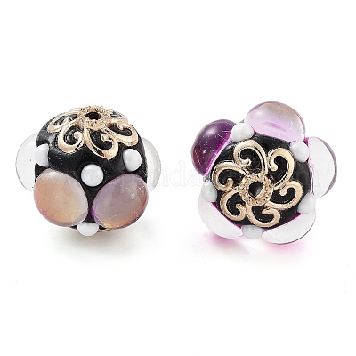 Индонезийские бусины ручной работы FIND-Q106-34-1