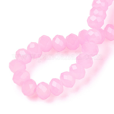 Запекание расписных стеклянных бусин с имитацией нефрита X-DGLA-A034-J6MM-A01-1