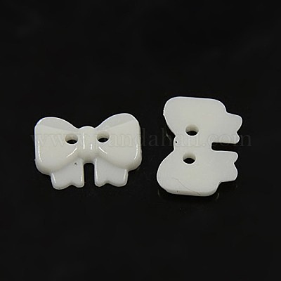 Кнопка бантом акриловая 2-луночное нужным рукоделие и костюм швейная X-BUTT-E023-A-01-1