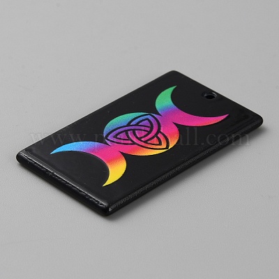 Печатные акриловые подвески OACR-WH0036-23E-1