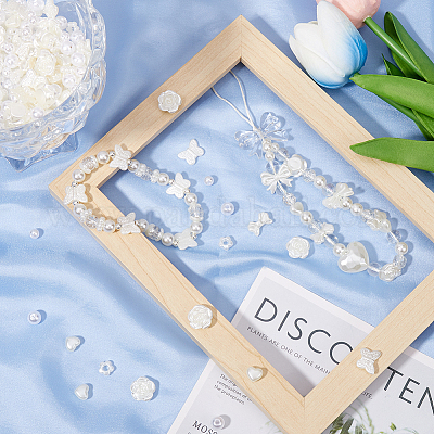 Абс пластиковые жемчужные бисера KY-SC0002-28B-1