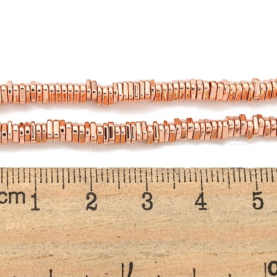 Гальванические нити из синтетических немагнитных гематитовых бусин G-C136-B01-02-1