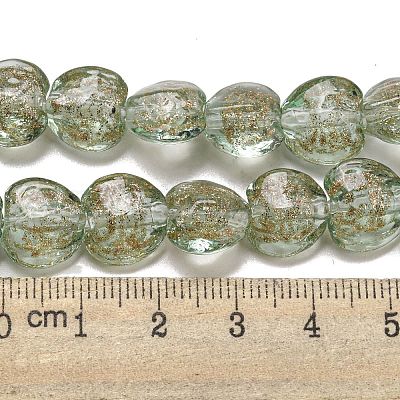 Ручной золотой песок бусины бисер нитей LAMP-L079-04B-1