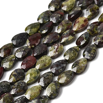 Бисер натуральный дракон крови пряди G-B159-A15-1