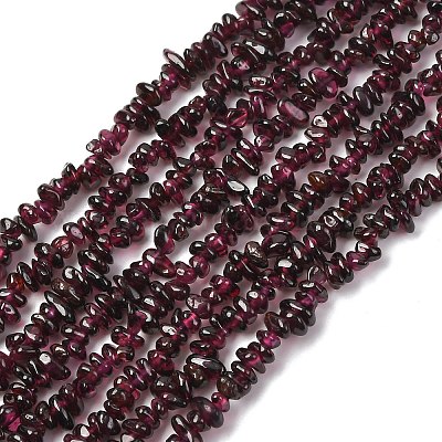 Гранат природный бисер нитей G-K402-B01-01-1
