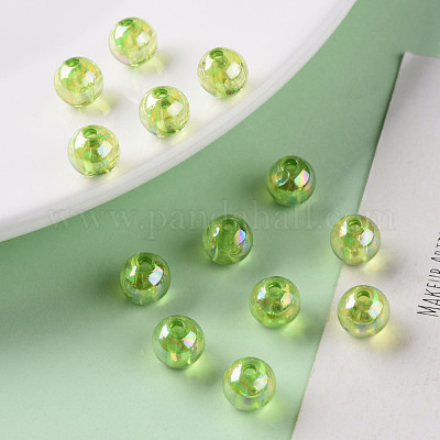 Прозрачные акриловые бусины MACR-S370-B8mm-729-1