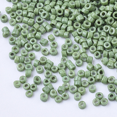 Стеклянные цилиндрические бусины&nbsp;SEED-Q036-01A-D10-1