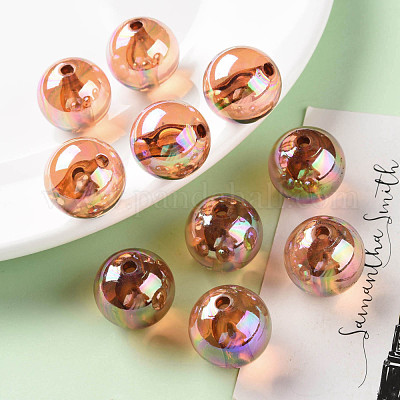 Прозрачные акриловые бусины MACR-S370-B20-765-1