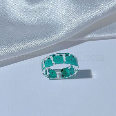 Прозрачные кольца из смолы для женщин FS-WGB67A3-03-1