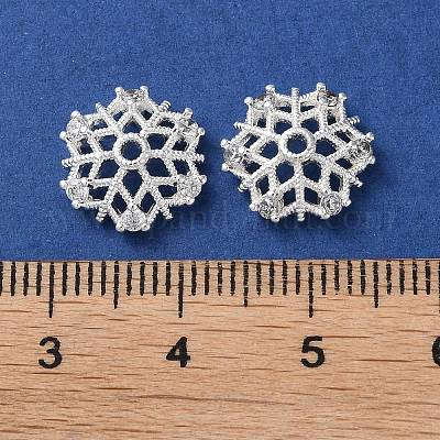 Покрытие стойки из латуни с прозрачными колпачками из кубического циркония KK-G489-01S-1