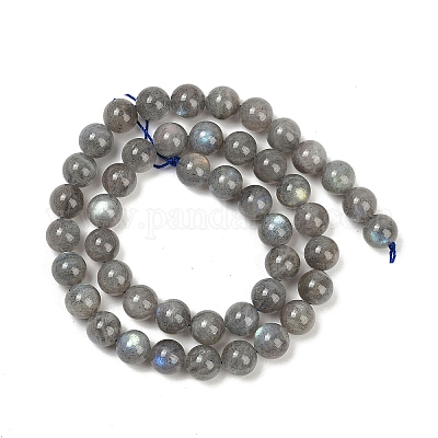 Природные лабрадорита бисер нитей G-G448-8mm-04A-1