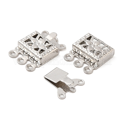 Застежки латунные коробки KK-XCP0001-70P-1