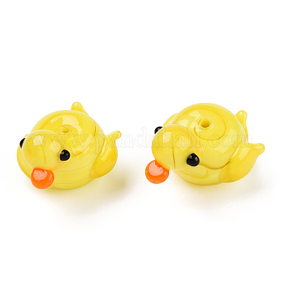 Бусы лэмпворк ручной работы LAMP-N021-017-1