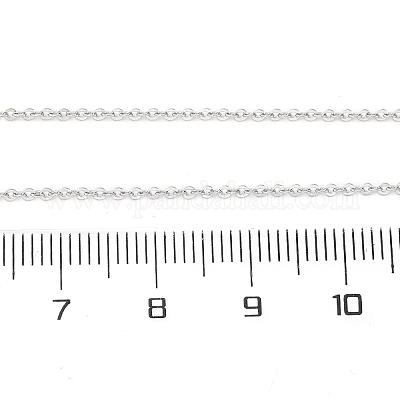 Изготовление ожерелья из латунной цепочки толщиной 1.5 мм NJEW-D302-75P-1