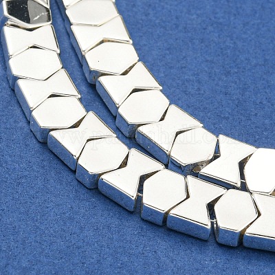 Гальванические нити из синтетических немагнитных гематитовых бусин G-C136-A01-04-1