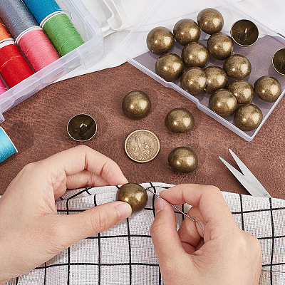 20 шт. пуговицы из сплава BUTT-UN0001-09-1