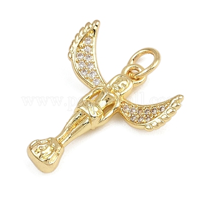 Латунные микро проложить кубического циркония подвески KK-Z123-24G-02-1