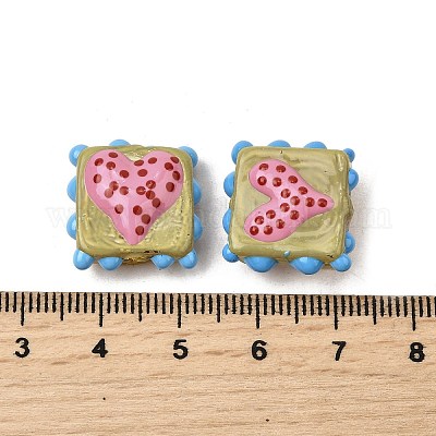 Эмалевые бусины ручной работы в технике лэмпворк LAMP-S079-09B-1