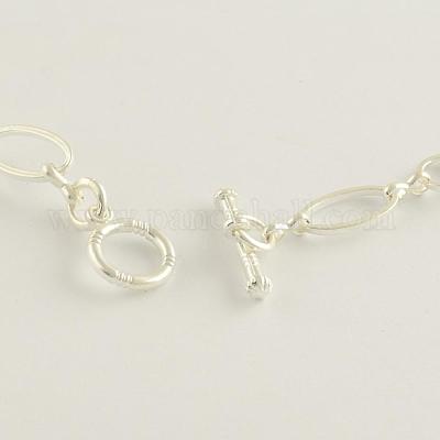 Ожерелья с нагрудными камнями из сплава NJEW-R224-07B-B-1