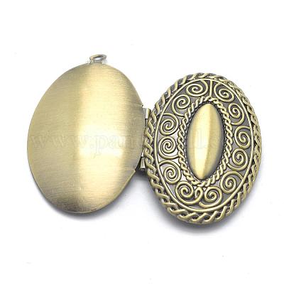 Подвески латуни медальон KK-F717-05AB-NR-1