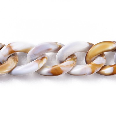 Акриловые цепочки&nbsp;AJEW-JB00505-04-1