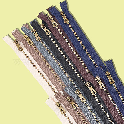 12 шт. двухцветная нейлоновая застежка-молния FIND-GF0008-20B-1