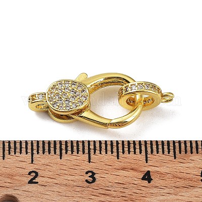 Покрытие стойки латунь микро паве прозрачный кубический цирконий трубы поручни KK-H421-16G-1