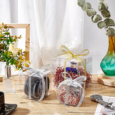 Прозрачная пластиковая ПВХ коробка подарочная упаковка CON-BC0006-13A-1