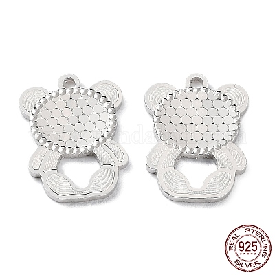 Подвески из серебра 925 пробы с родиевым покрытием STER-C003-12P-1