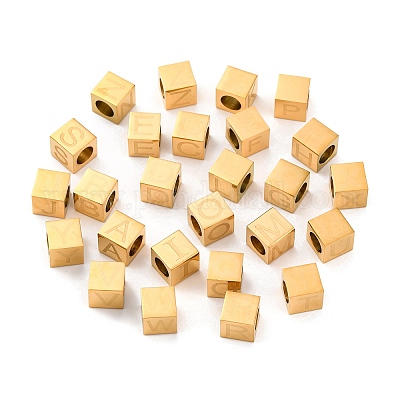 Европейские бусины из нержавеющей стали 304 STAS-G349-01G-1