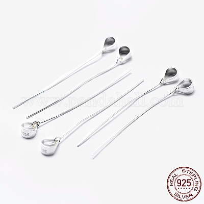 925 стерлинговый серебристый штифт X-STER-I014-22S-1