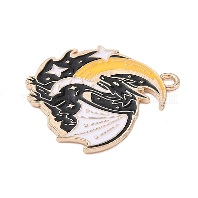 Подвески из эмали и сплава&nbsp;ENAM-P258-05D-G-1