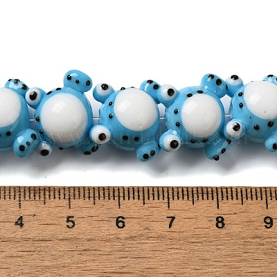 Бусы лэмпворк ручной работы LAMP-Z010-02C-1