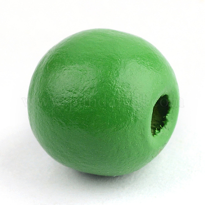 Природных шарики древесины WOOD-S662-13x14mm-A02-1